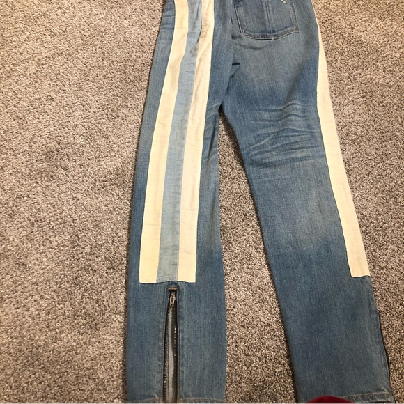 rag & bone the racer jeans, size 31, zipper at ankles, unique & rare!! - Picture 3 of 8